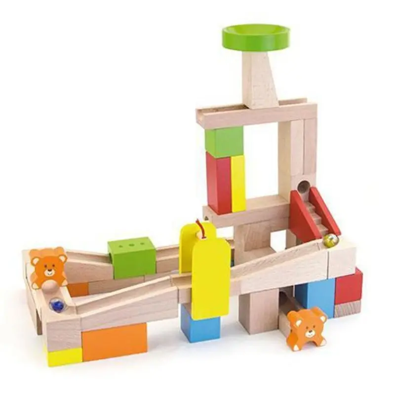 Viga - Wooden Marble Run 1