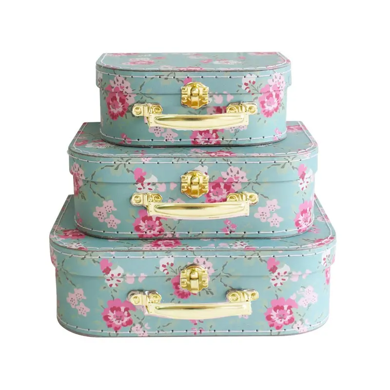 Alimrose - Kids Case Set - Aqua Cottage Rose 1