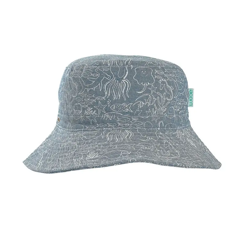 Acorn - Chambray Pirate Bucket Hat 1