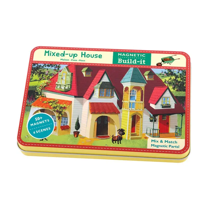 Mudpuppy - Houses Magnetic Building Set 1
