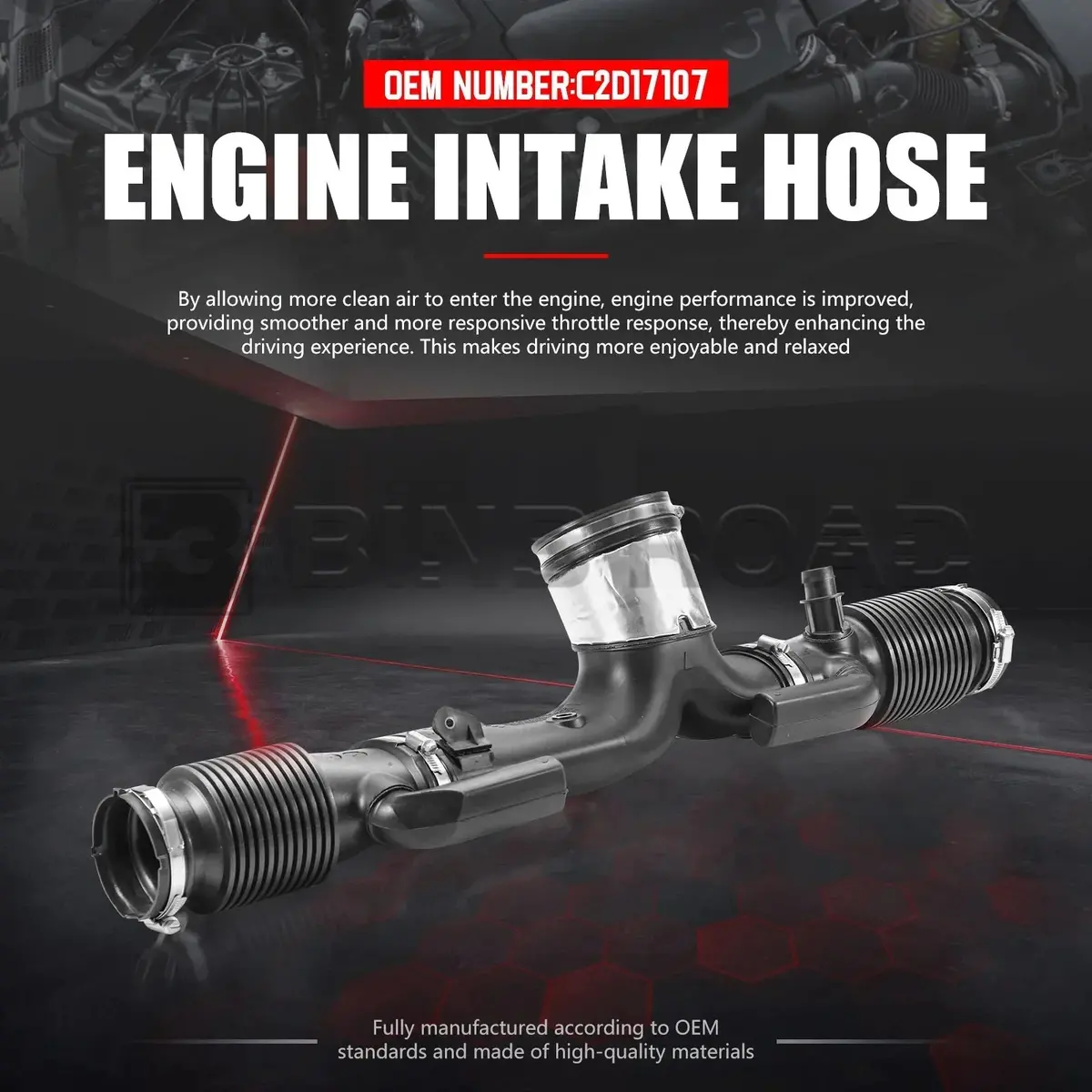 C2d17107 Air Intake Hose 2