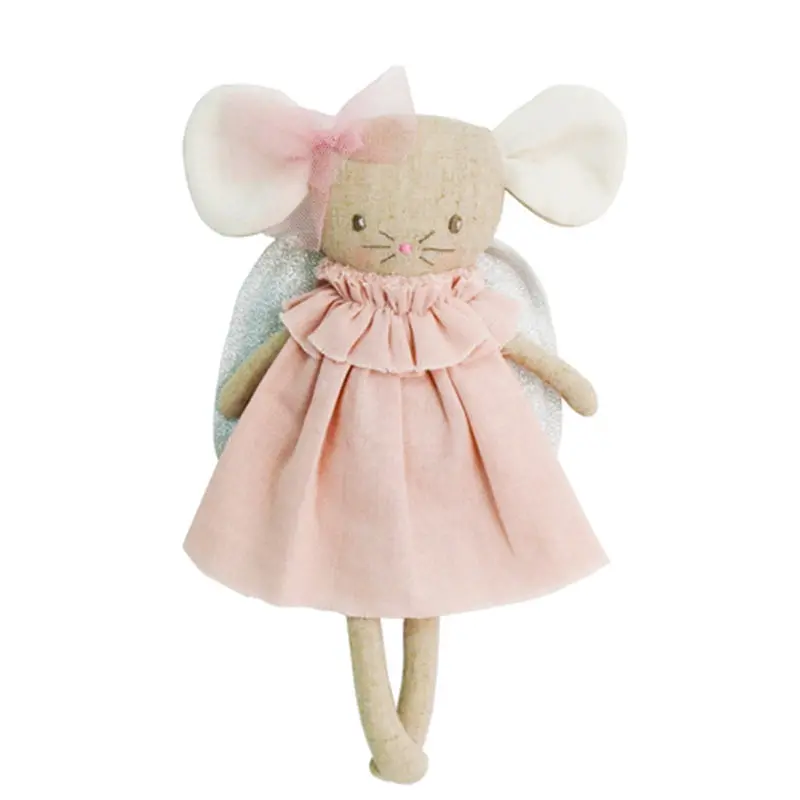 Alimrose - Angel Baby Mouse Pink Silver 25Cm 1