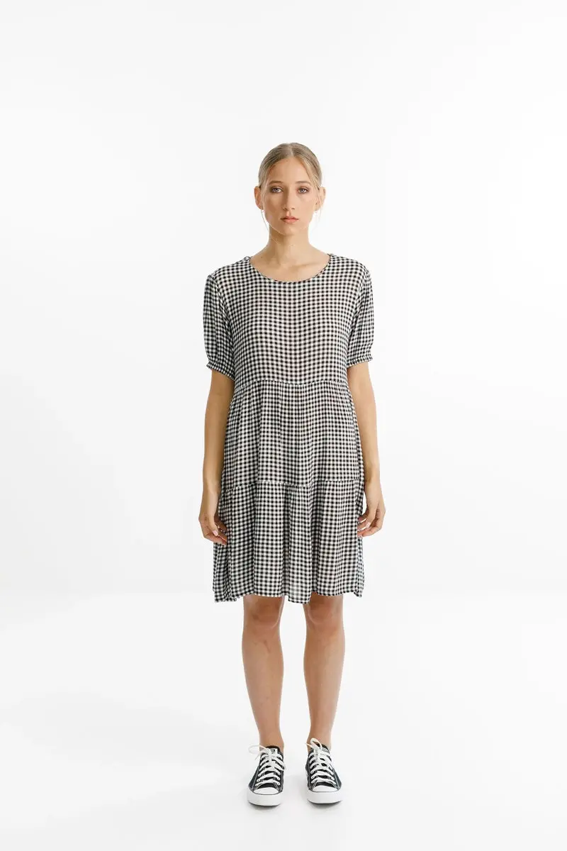 Thing Thing - Whirl Dress - Black Gingham 1
