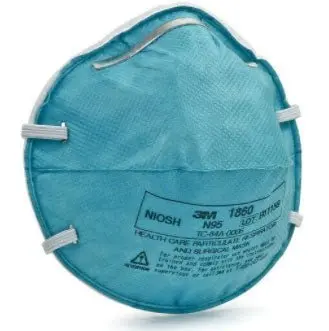 3M™ Health Care Particulate Respirator And Surgical Mask 1860,N95  120 Ea/Case 1