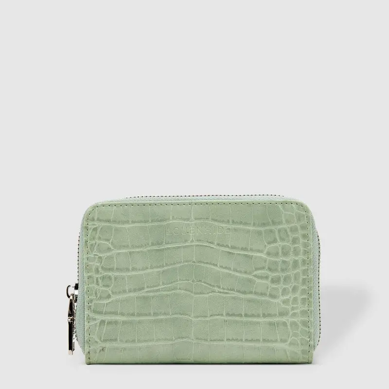 Louenhide - Eden Wallet - Croc Mint 1