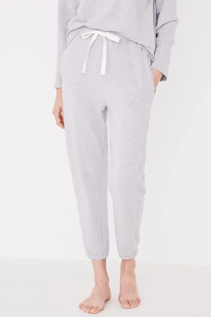 Assembly Label - Kin Fleece Trackpant - Grey Marle 1