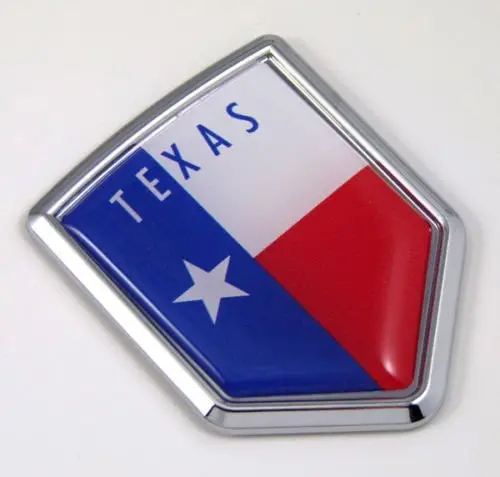 Texas Tx Usa State Flag Car Chrome Emblem Decal Sticker Bike Laptop Boat 3Dd Sticker Badge 1