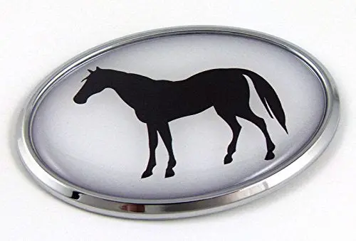 Horse 3D Chrome Emblem Pet Decal Car Auto Bike Truck Sticker 1