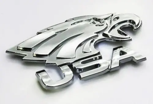 Car Chrome Decals Cnpl-Ameagle American Eagle Usa Car Auto Bike Chrome Emblem Decal Sticker Badge 1