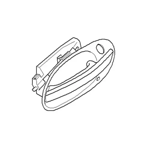 51217191905 Black Exterior Outside Door Handles 1