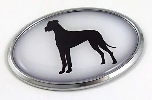 Great Dane Dog Breeds 3D Chrome Emblem Pet Decal Car Auto Bike Truck Sticker 1