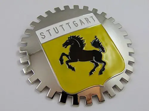 Grille Badge Stuttgart For Car Truck Grill Mount German Flag 1