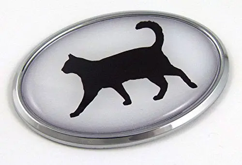 Cat 3D Chrome Emblem Pet Decal Car Auto Bike Truck Sticker 1
