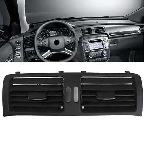 2518300554 Front Center Dash Ac Air Vent Beige 1