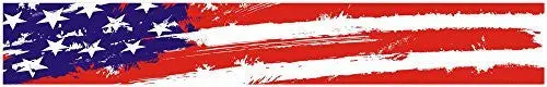 24" Vinyl Trim Usa American Flag Strip Sticker Decals Hood Bumper Car Bike 1