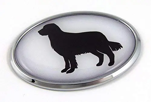 Golden-Retriever Dog 3D Chrome Emblem Pet Decal Car Auto Bike Truck Sticker 1