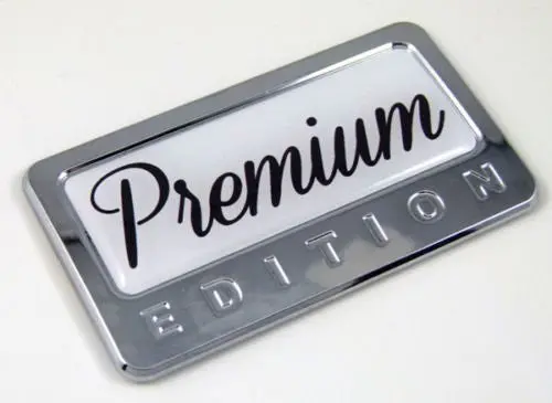 Premium Edition Chrome Emblem 1