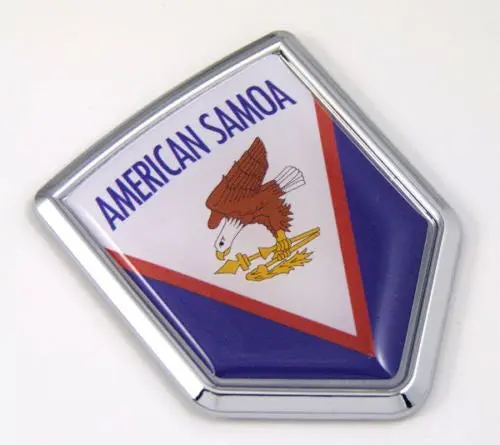 American Samoa Ms Usa State Flag Car Chrome Emblem Decal Sticker Bike Laptop Boat 3Dd Sticker Badge 1