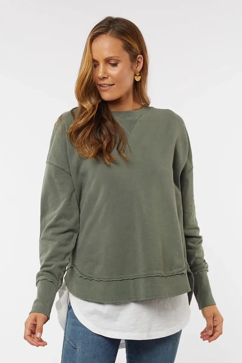 Foxwood - Delilah Crew - Khaki 1
