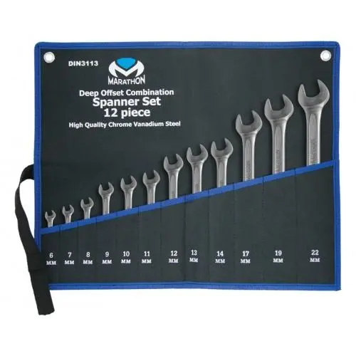 Marathon Combination Spanner Deep Offset - 12 Piece Set 1