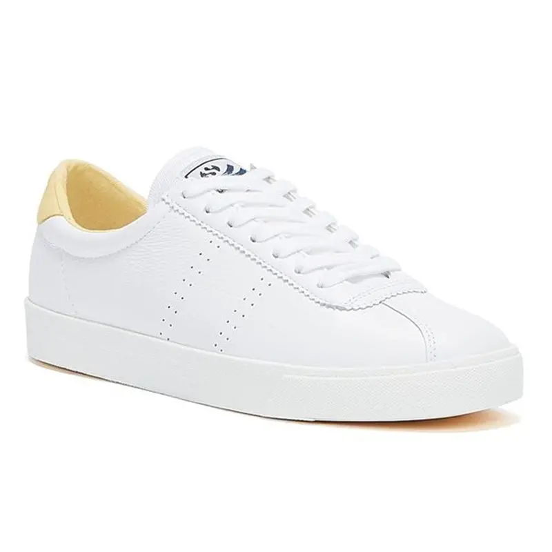Superga - 2843 Club S Comfort Leather - White/Beige 3