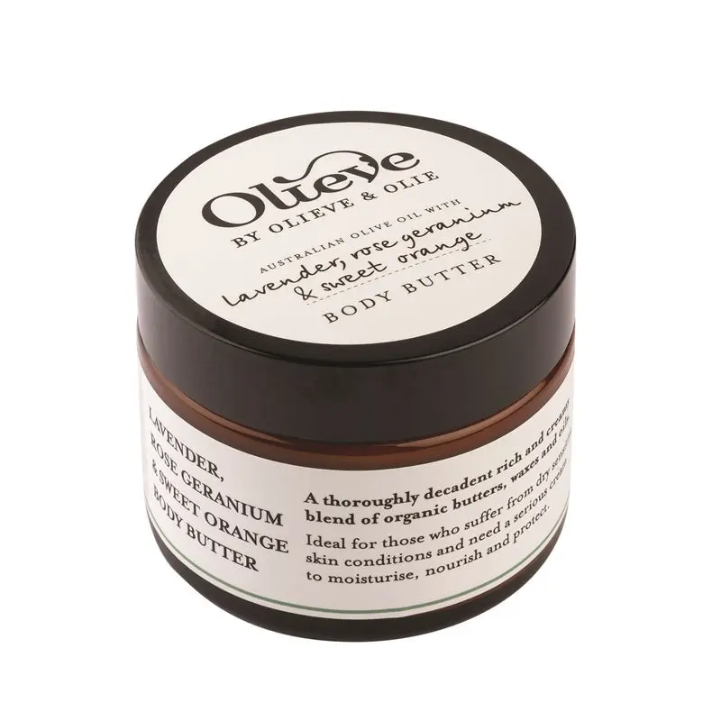 Olieve & Olie - Body Butter - Lavender, Rose Geranium & Sweet Orange 1