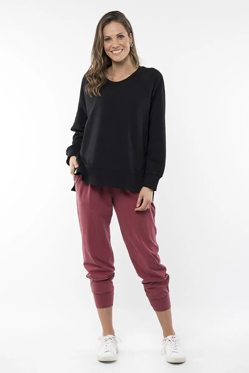 Elm - Fundamental Sydney Crew - Washed Black 1