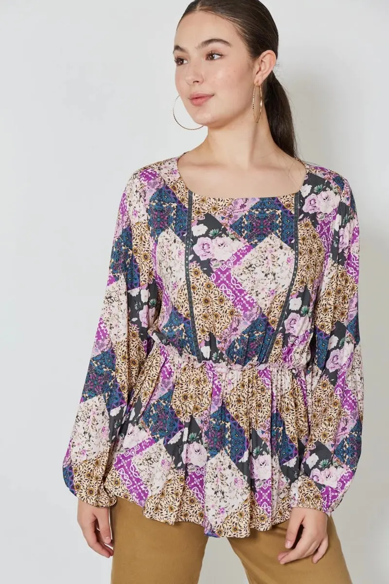 Isle Of Mine - Coppola Blouse - Violet Muse 1
