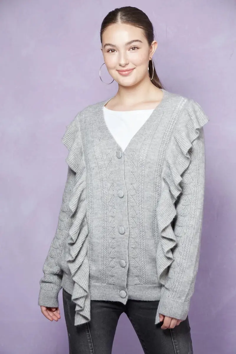 Isle Of Mine - Romy Ruffle Cardi - Marle 1