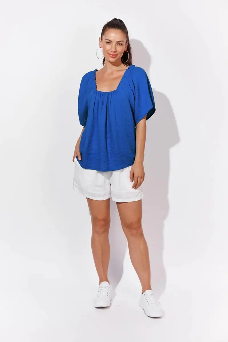 Isle Of Mine - Java Top - Cobalt 1