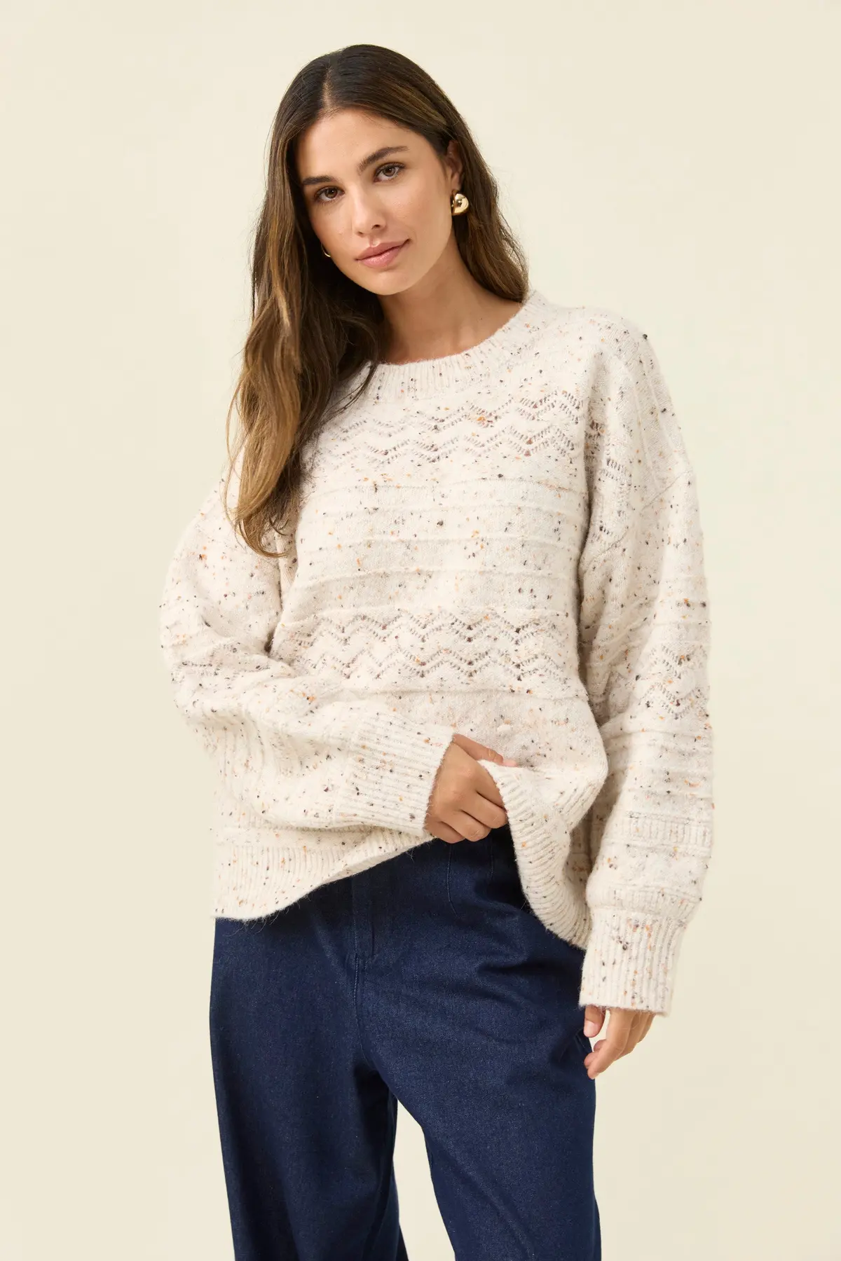 Isle Of Mine - Mckenna Jumper - Ivory 2