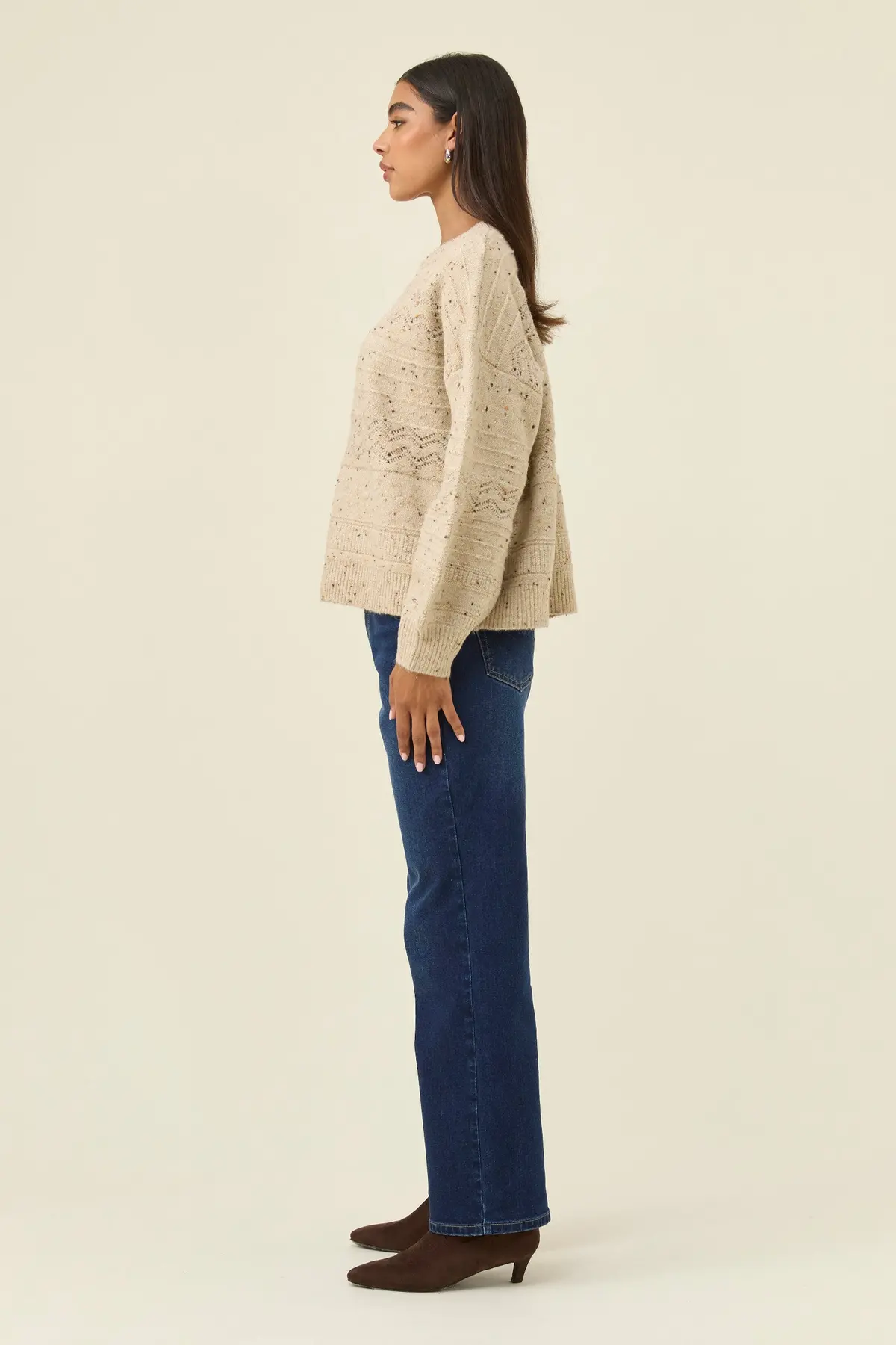 Isle Of Mine - Mckenna Jumper - Stone 2