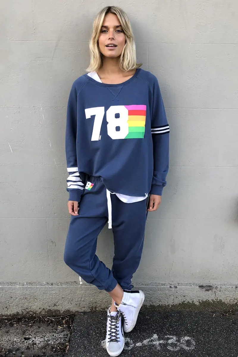 Hammill & Co - Retro 78 Sweat - Navy 1