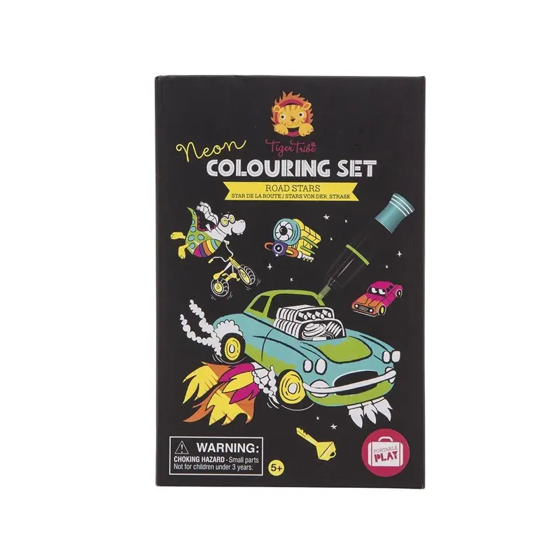 Tiger Tribe - Neon Colouring Road Stars 1