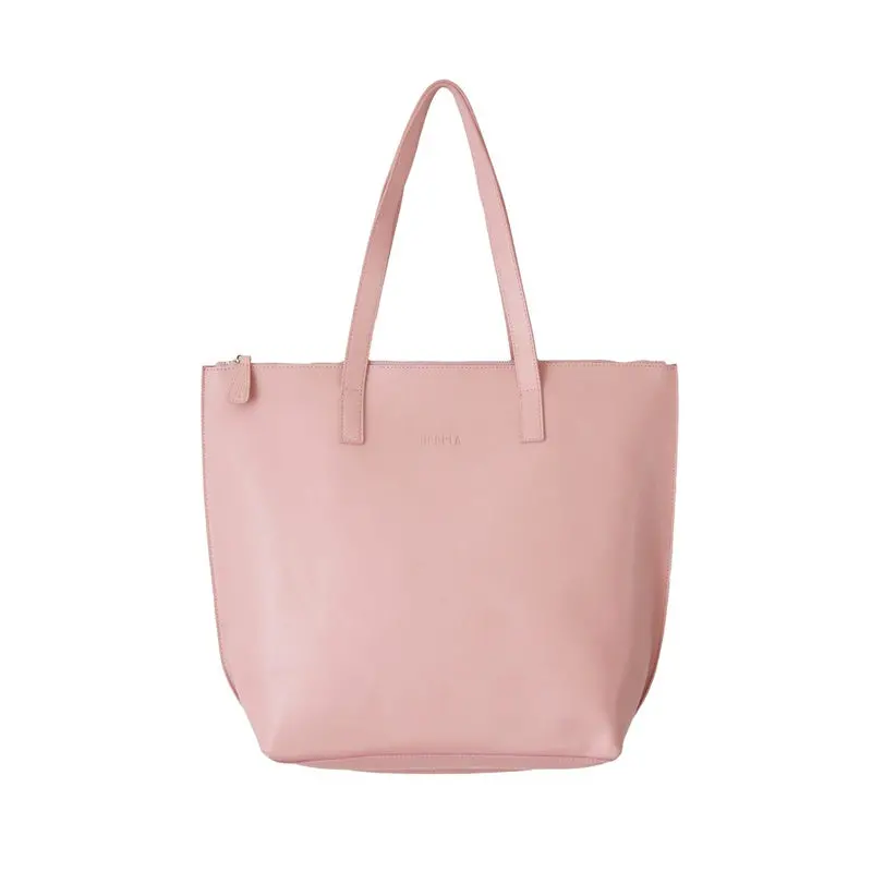 Hoopla - Large Zip Tote - Dusty Pink 1