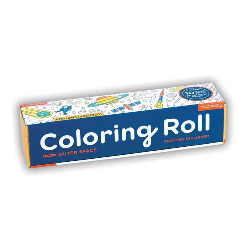 Mudpuppy - Outer Space Colouring Roll (Large) 1