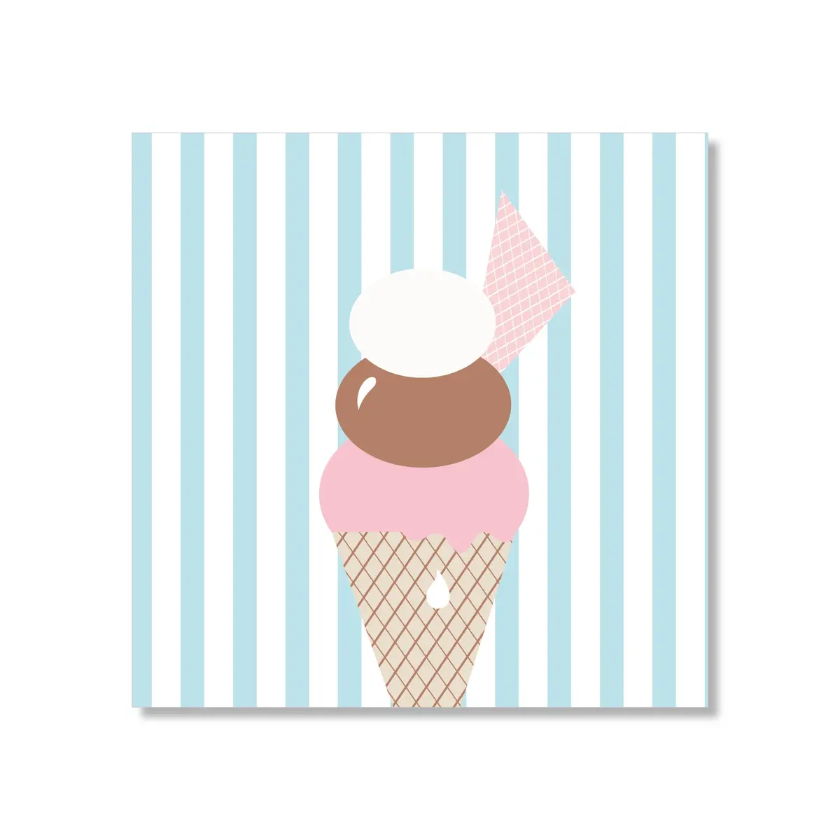 Just Smitten Mini Gift Card - Stripey Sundae 1