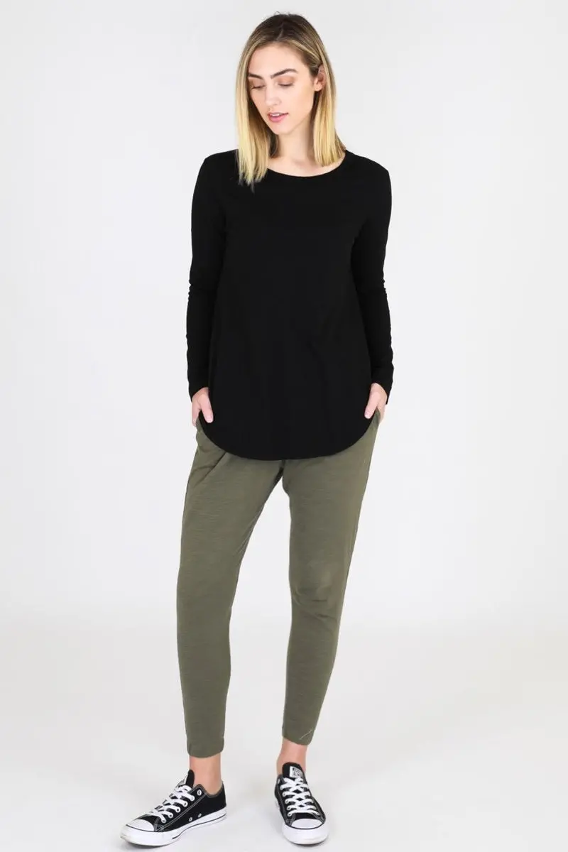 3Rd Story - Scarlett Tee Long Sleeve - Black 1