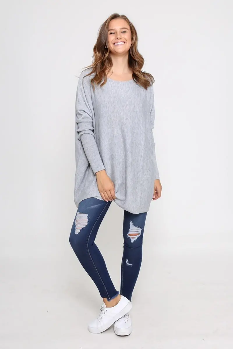 Leoni - Macie Knit - Grey 1