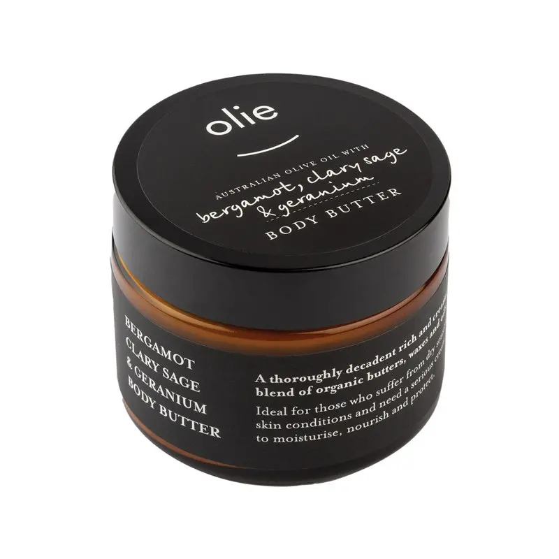 Olieve & Olie - Body Butter - Bergamot, Clary Sage, Lavender And Geranium 1