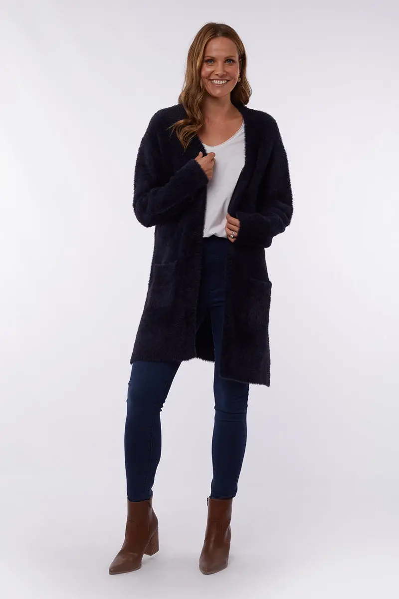 Elm - Comfort Cardi - Navy 1