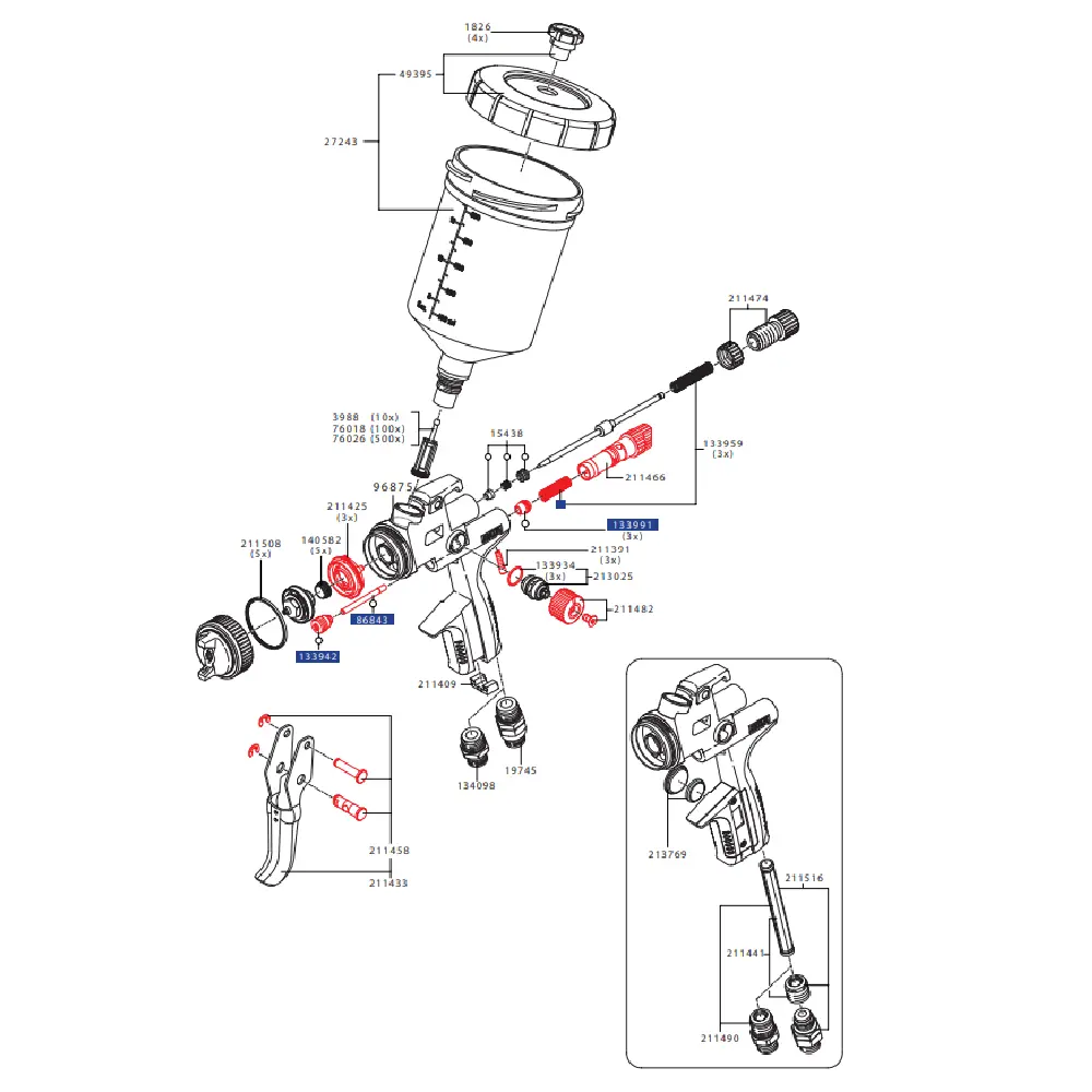 Air Piston Rod | Part Reference 86843 1