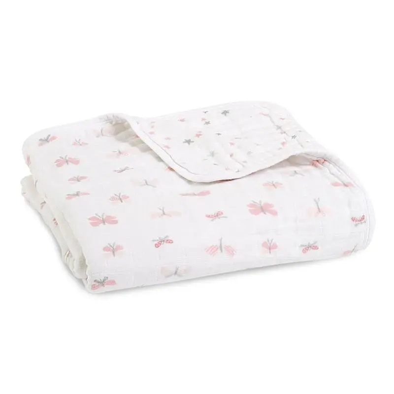 Aden & Anais - Classic Muslin Dream Blanket - Lovely Reverie, Butterflies 1