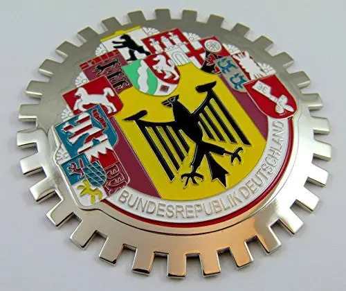 Grille Badge 10 Cities German Germany Car Truck Grill Deutschland Chrome Emblem 1