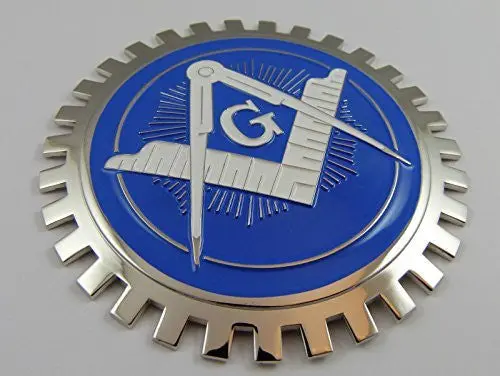 Grill Badge Mason Masonic For Car Truck Freemason Grille Emblem 1