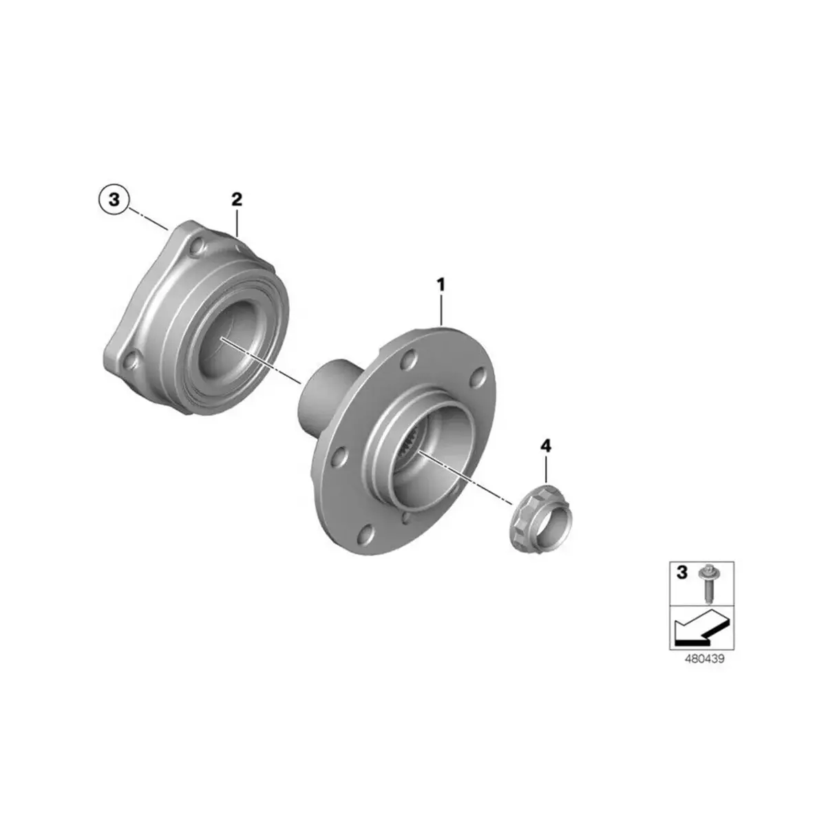 33406850159 Rear Wheel Bearing 2