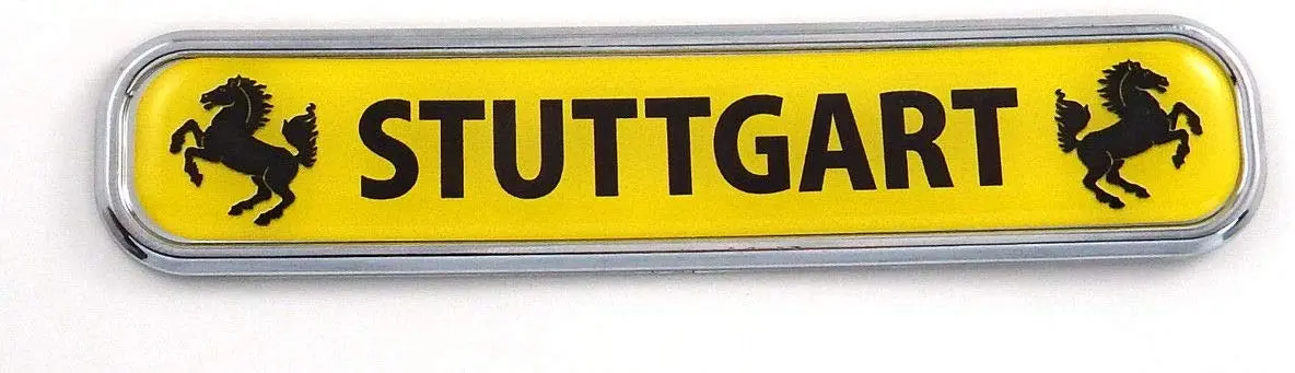 Stuttgart Car Chrome Emblem 3D Auto Decal Sticker For Car Bike Boat 5.3" 1