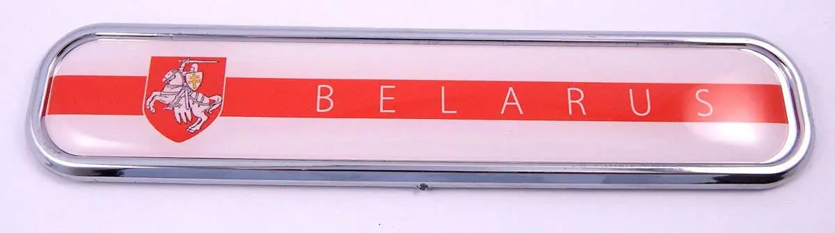 Belarus Car Chrome Emblem 3D Auto Decal Sticker For Car Bike Boat 5.3" 1