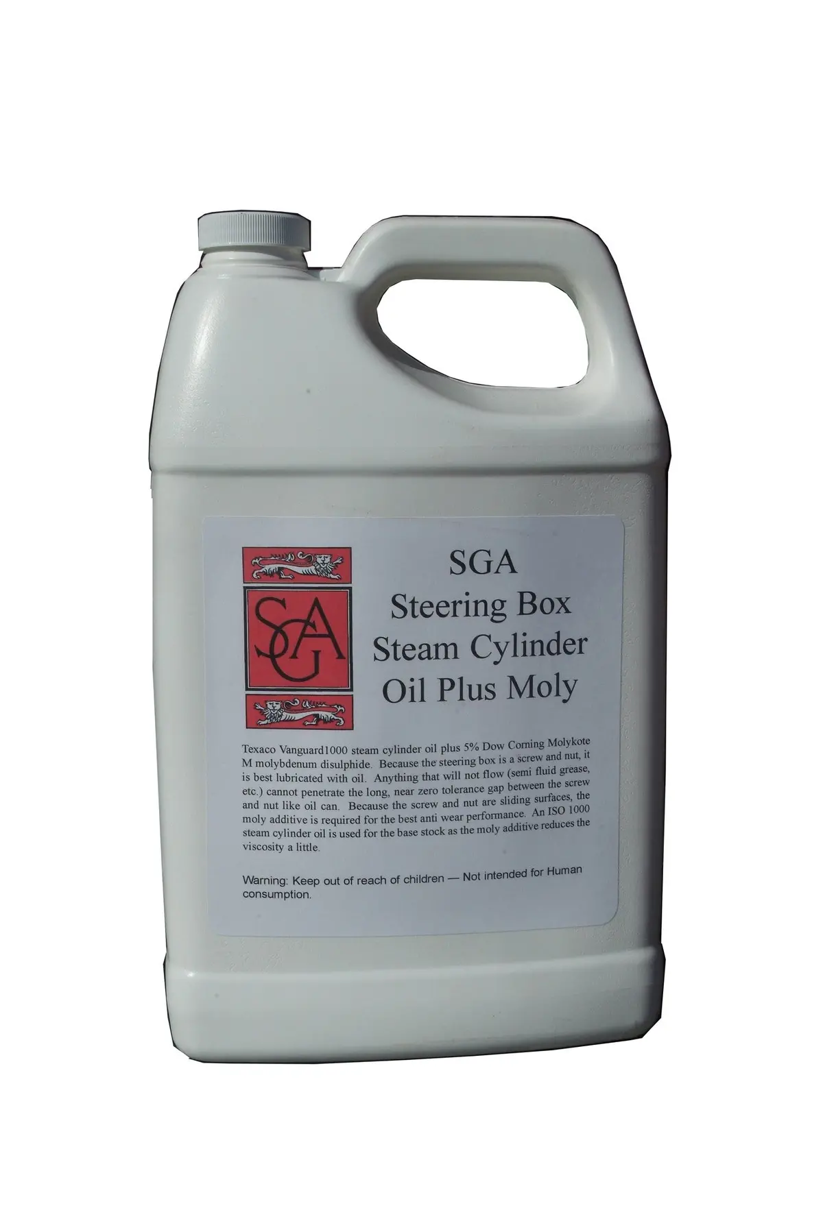 Steering Box Oil And Moly, 1 Gallon Jug 1