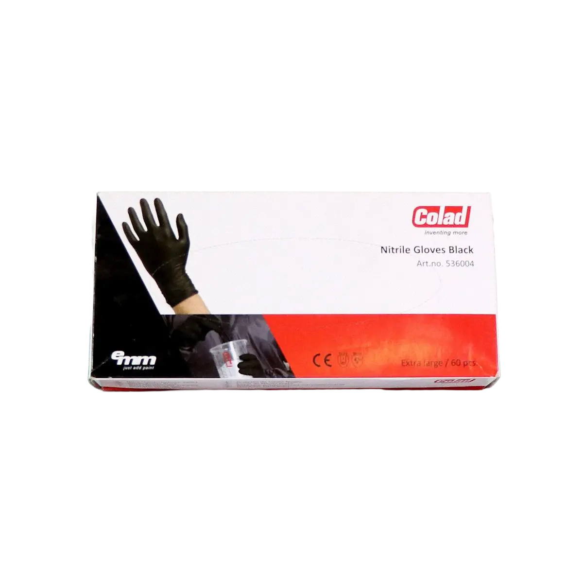 Colad Black H/D Disposable Nitrile Gloves 1